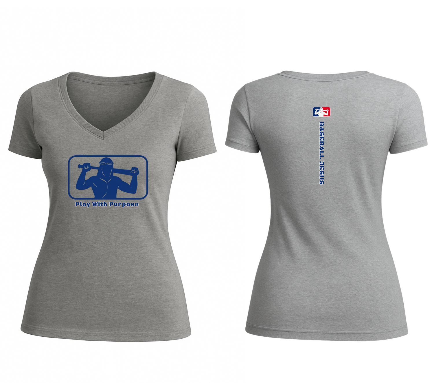 Essential V-Neck Tee - Original Logo