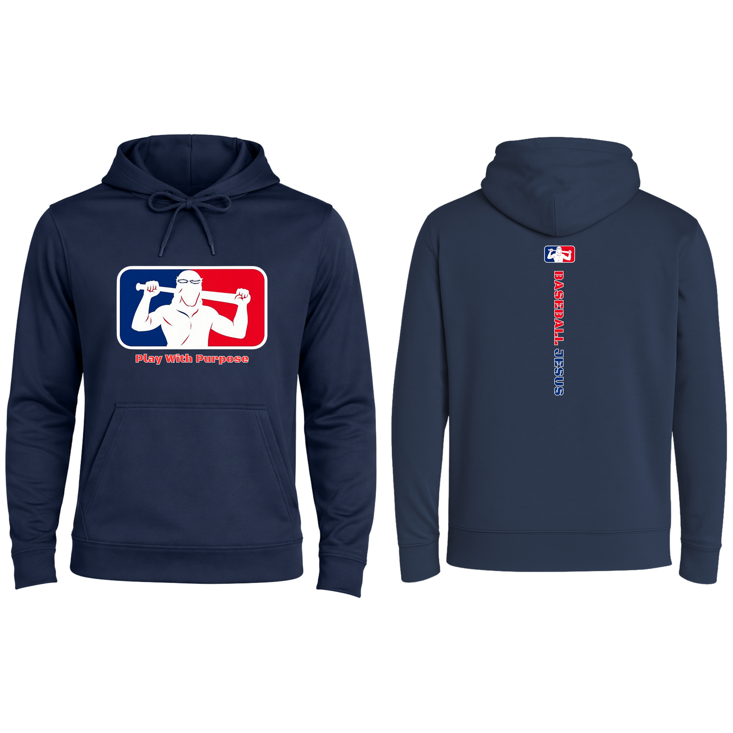 Performance Hoodie - Red/White/Blue Logo