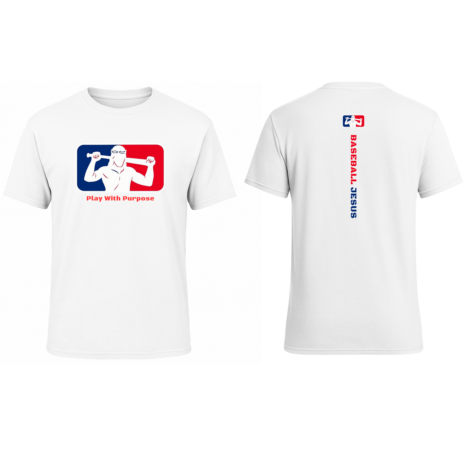 Performance Tee - Red/White/Blue Logo