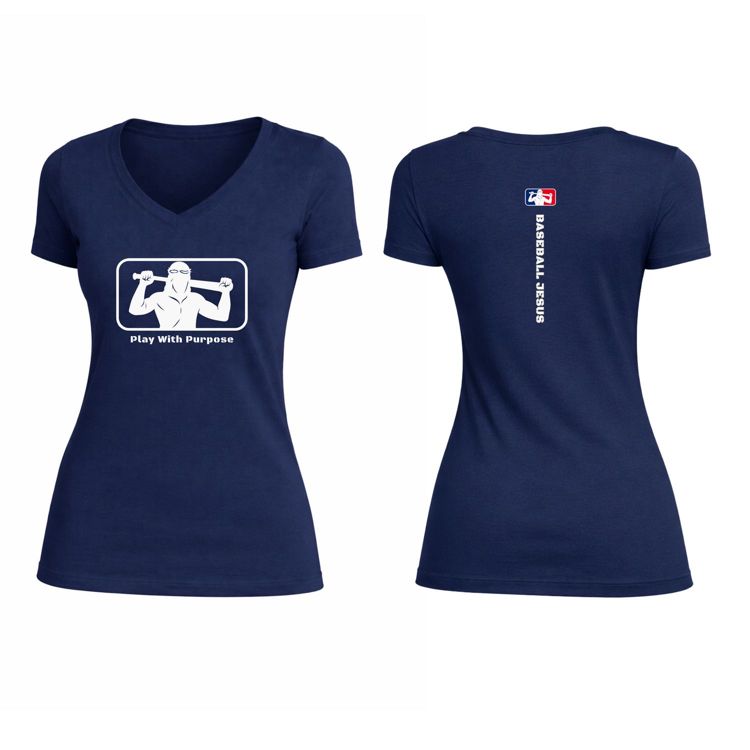 Essential V-Neck Tee - Original Logo