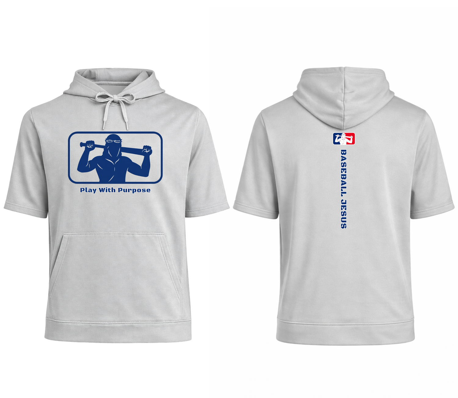 Short Sleeve Performance Hoodie - Original Logo