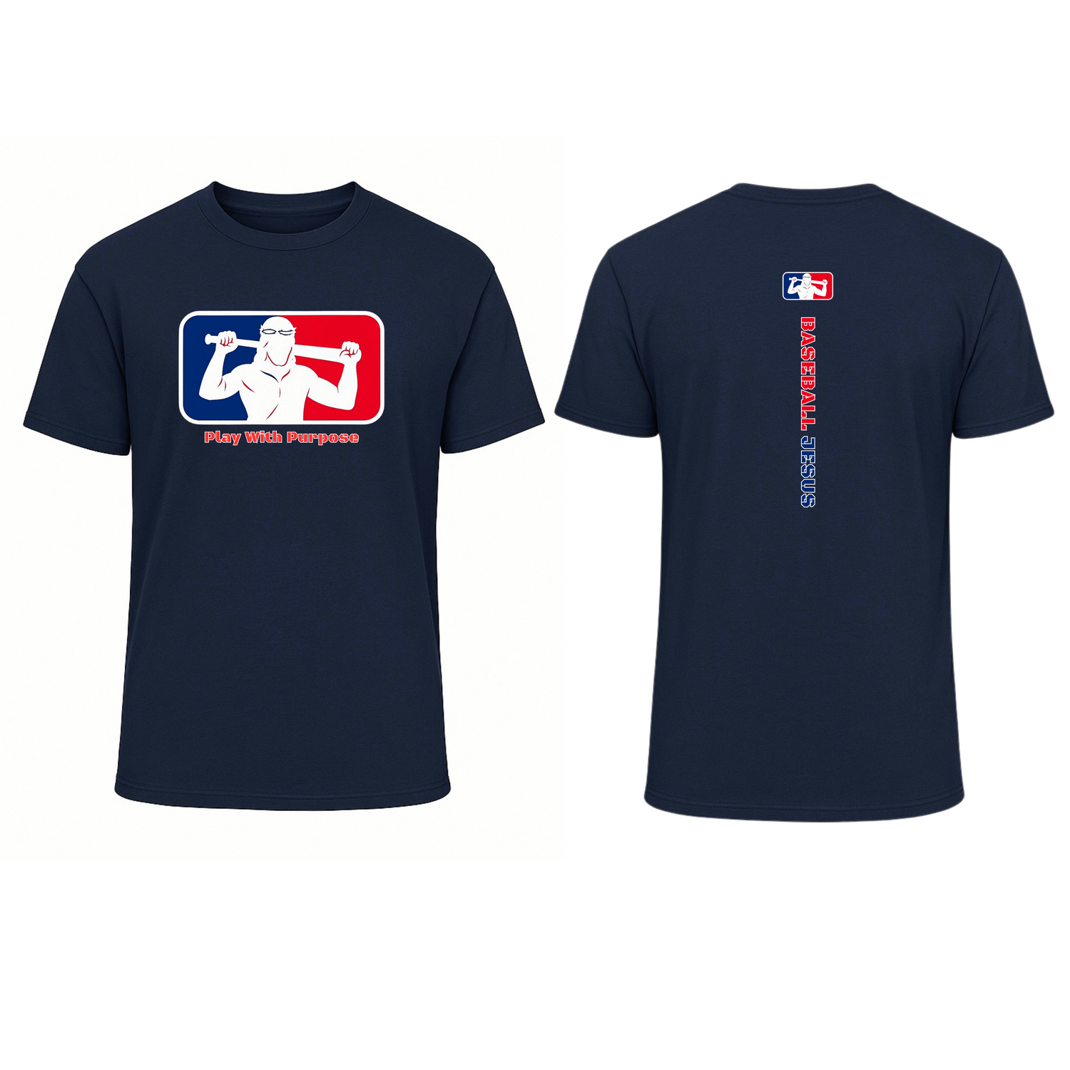 Performance Tee - Red/White/Blue Logo