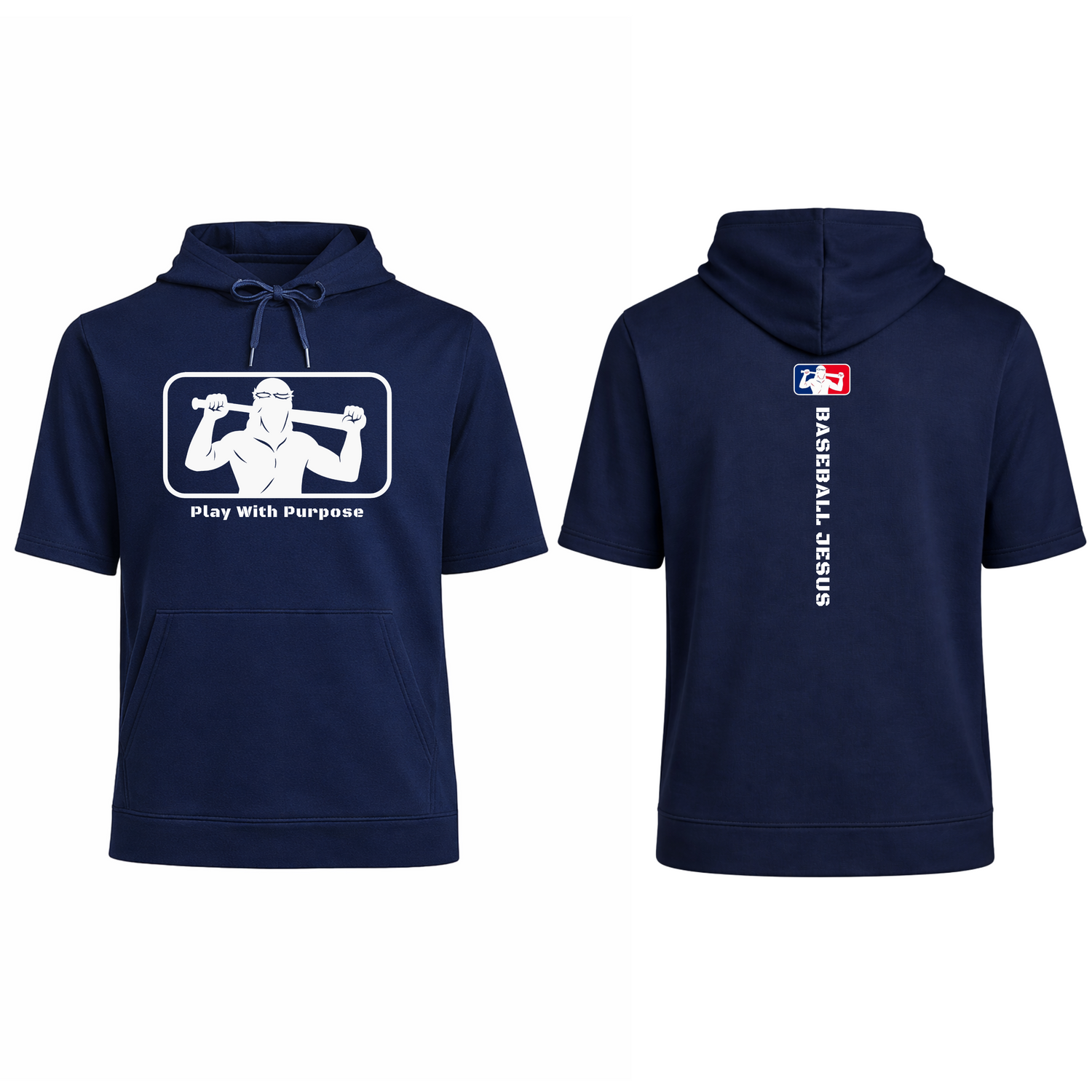 Short Sleeve Performance Hoodie - Original Logo