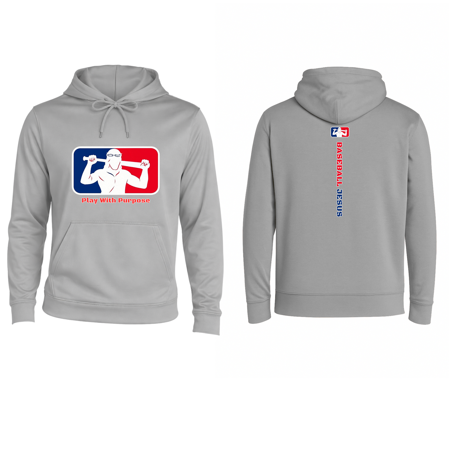 Performance Hoodie - Red/White/Blue Logo